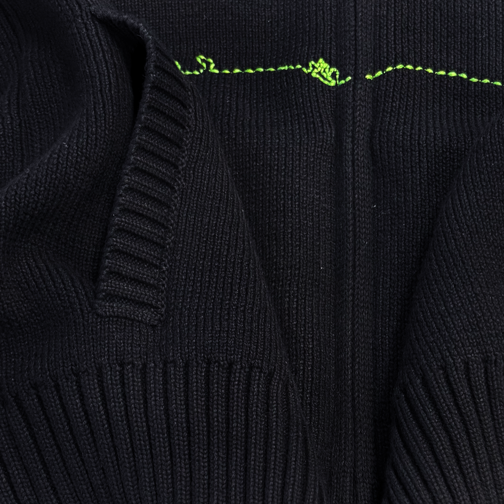 Diels Collar Cardigan Black