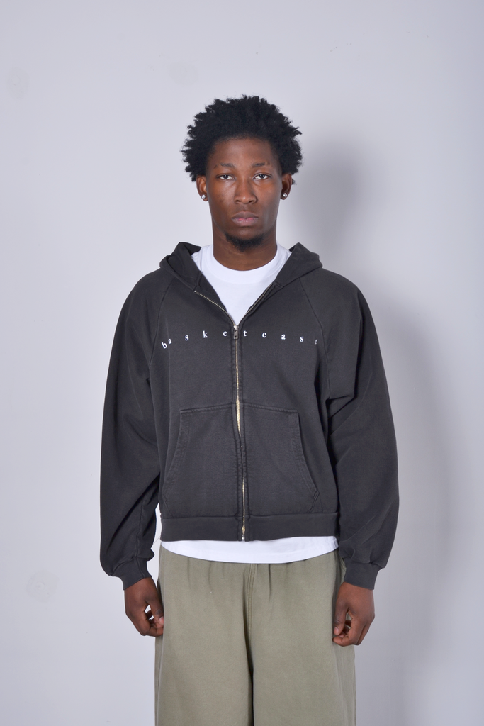 Antennae Zip Up Hoodie Vintage Black