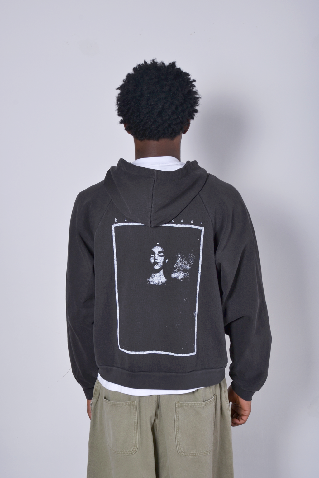 Antennae Zip Up Hoodie Vintage Black