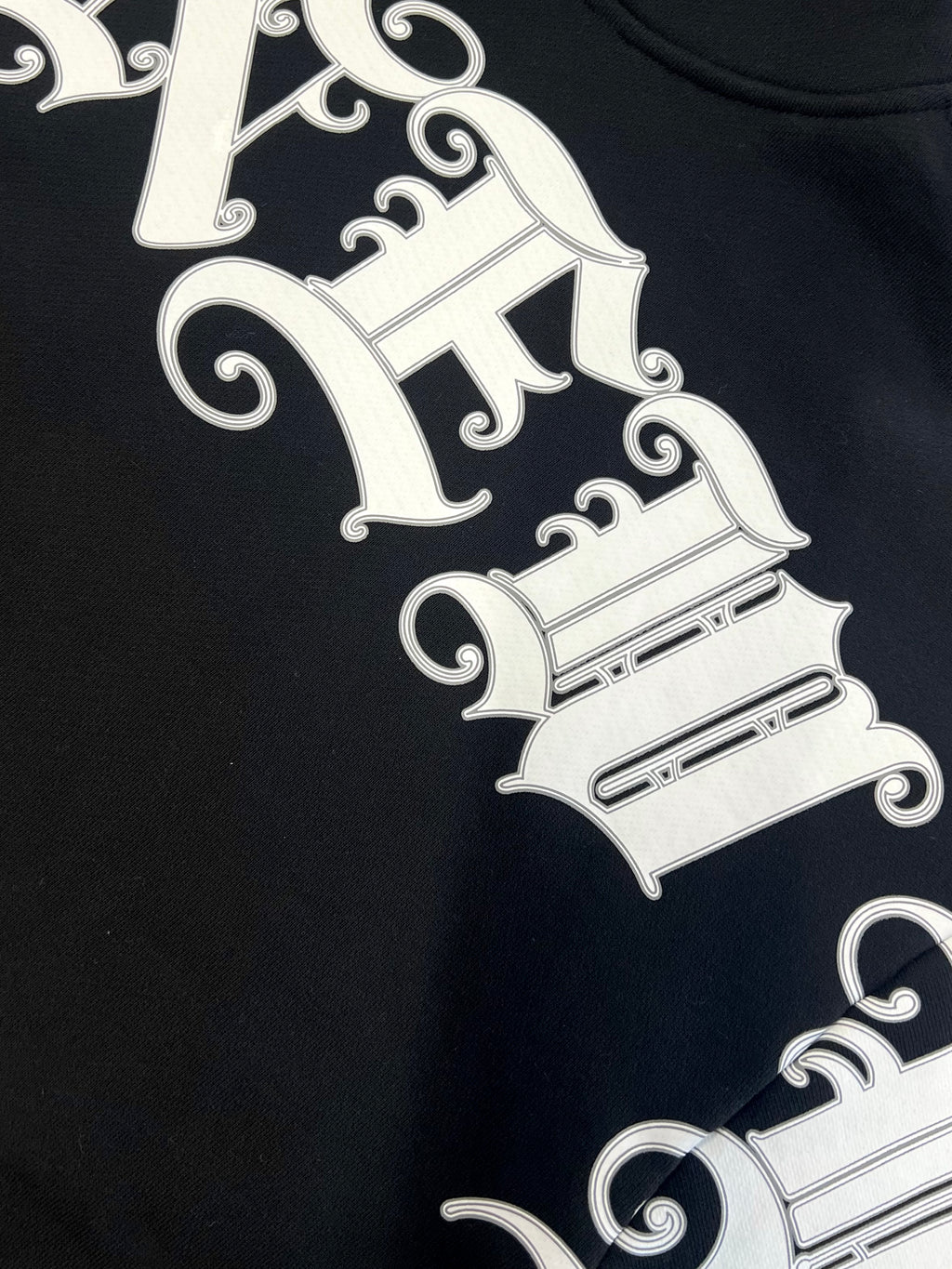 Old English Hoodie Black