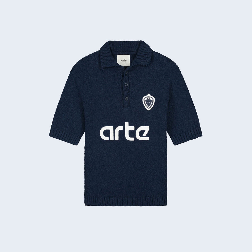 Football Knit Blue