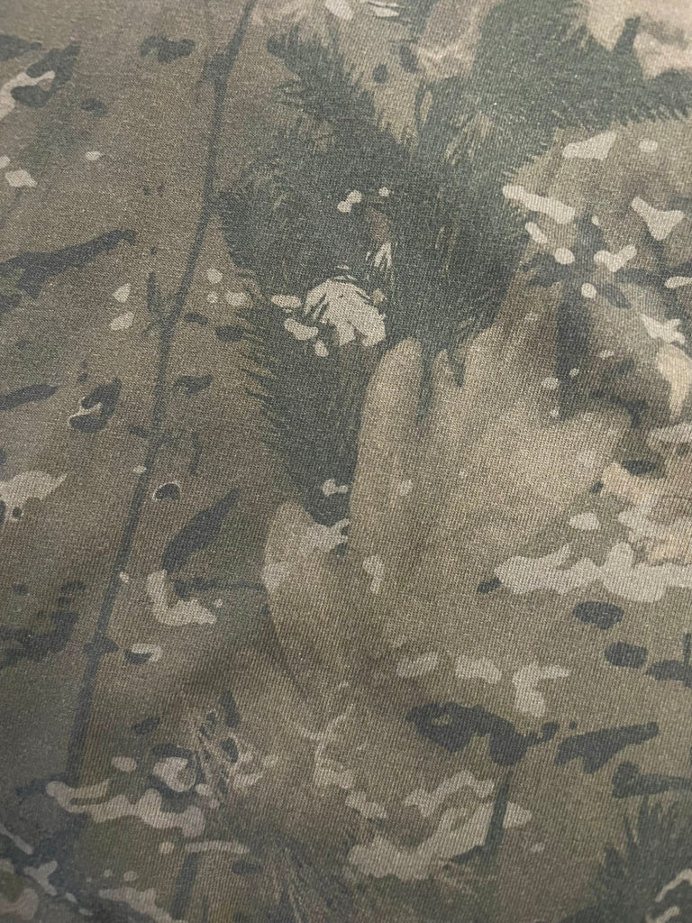 LS Camo Combi T-shirt Camo Combi Green / Olive Garment Dyed