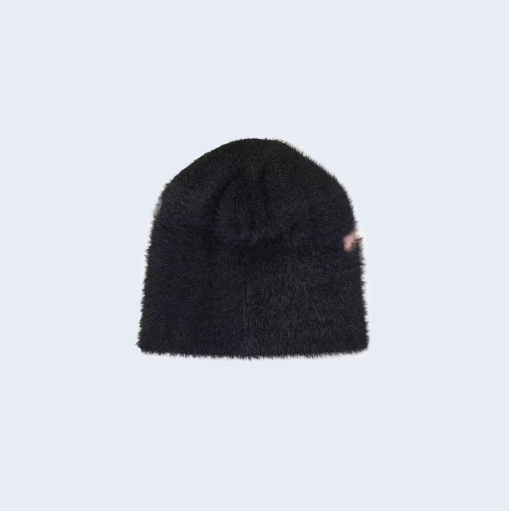Chedda Beanie Black / Glassy Pink