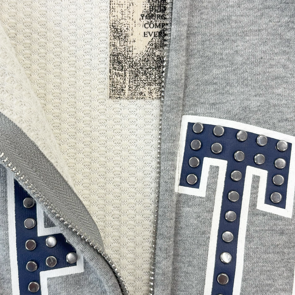 BC Athletics Studded Hoodie Grey