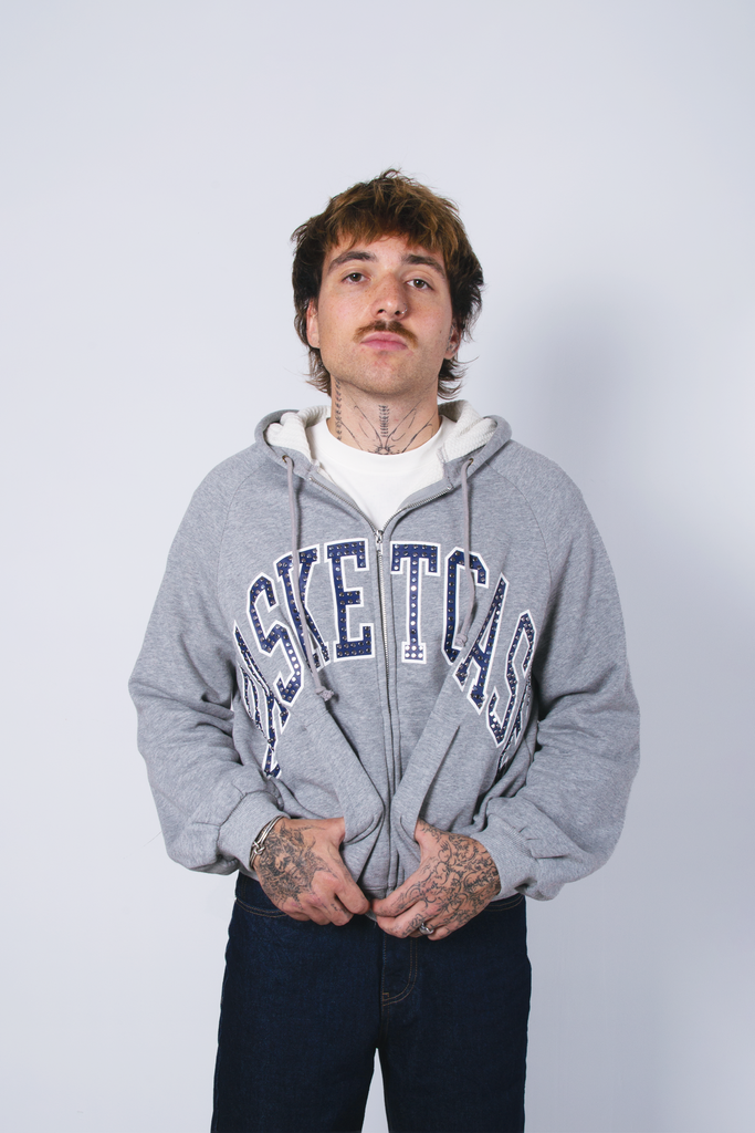 BC Athletics Studded Hoodie Grey
