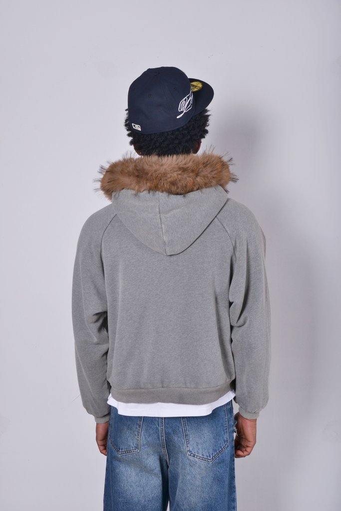 BC Corp Lined Zip Up Ash Grey