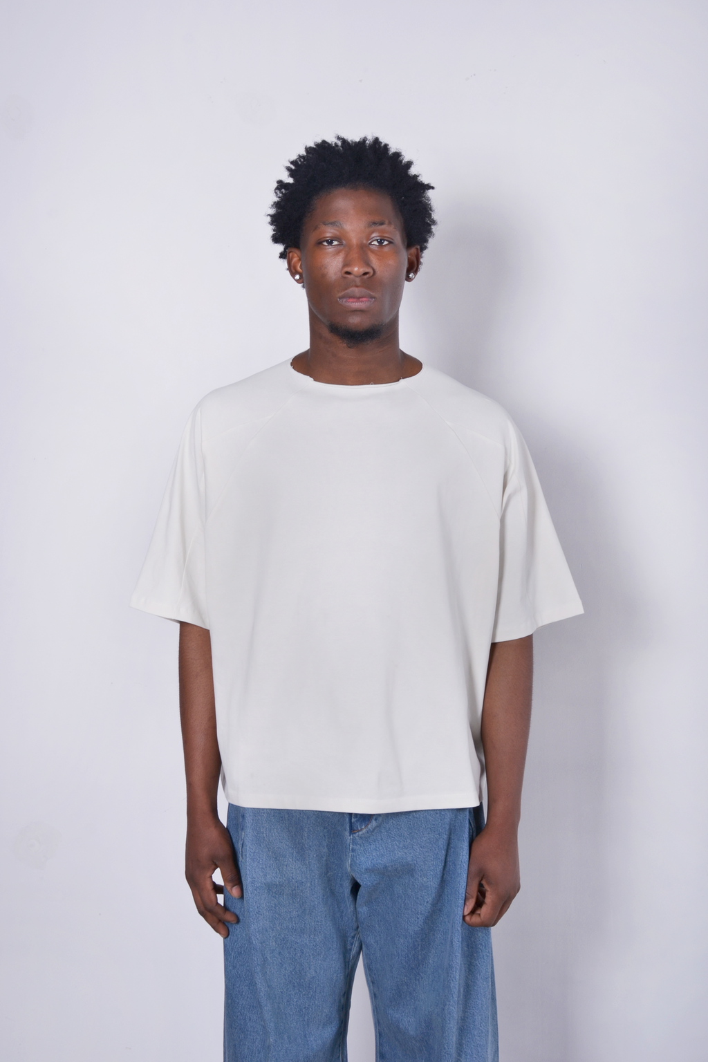 Box Cut Tee Flat White