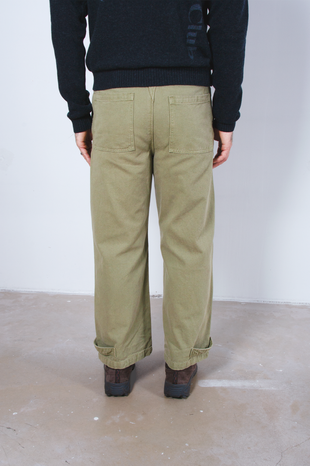 Belted Fatigues Military Green