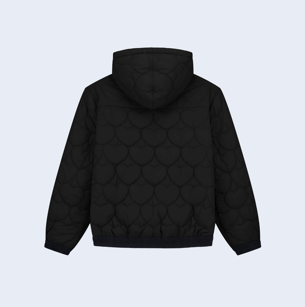 Reversible Hooded Heart Jacket Navy / Black