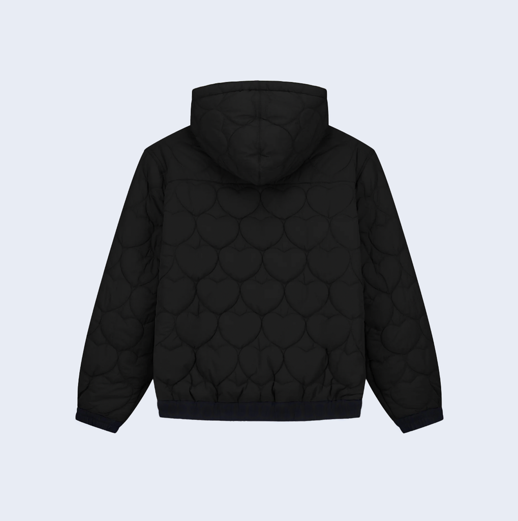 Reversible Hooded Heart Jacket Navy / Black