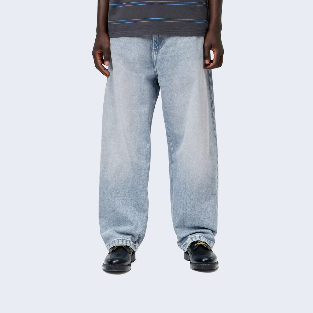 Brandon Pant Blue Heavy Worn Bleached