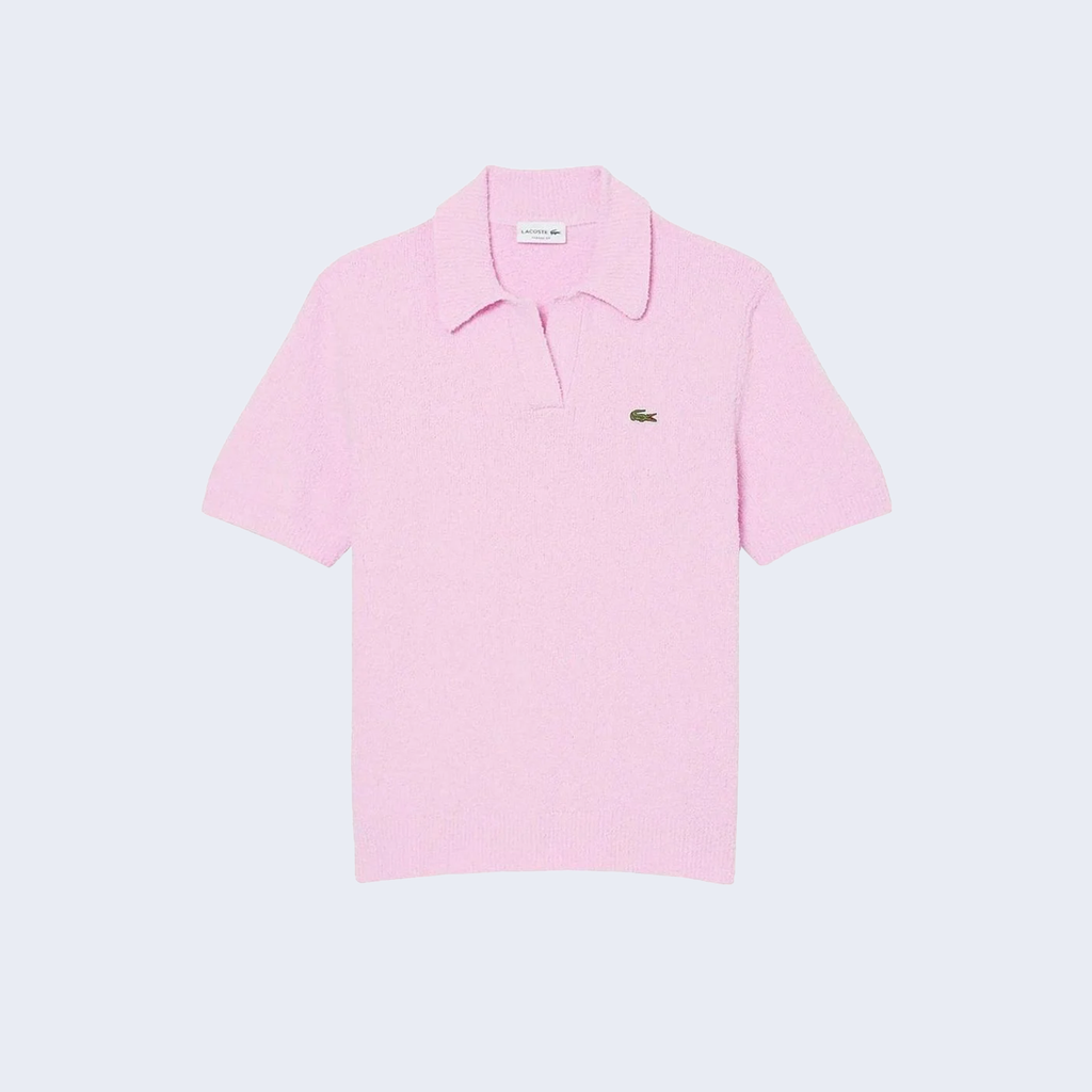 Bouclé Polo Pink