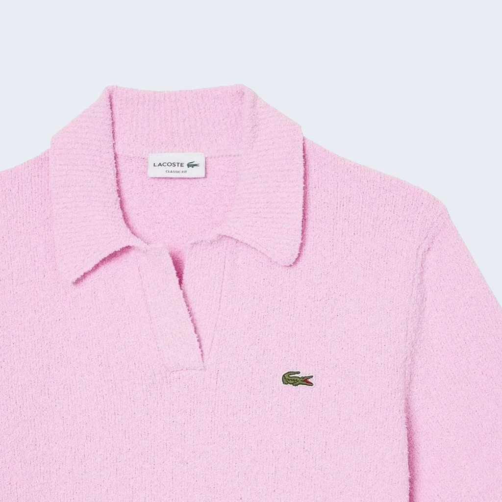 Bouclé Polo Pink