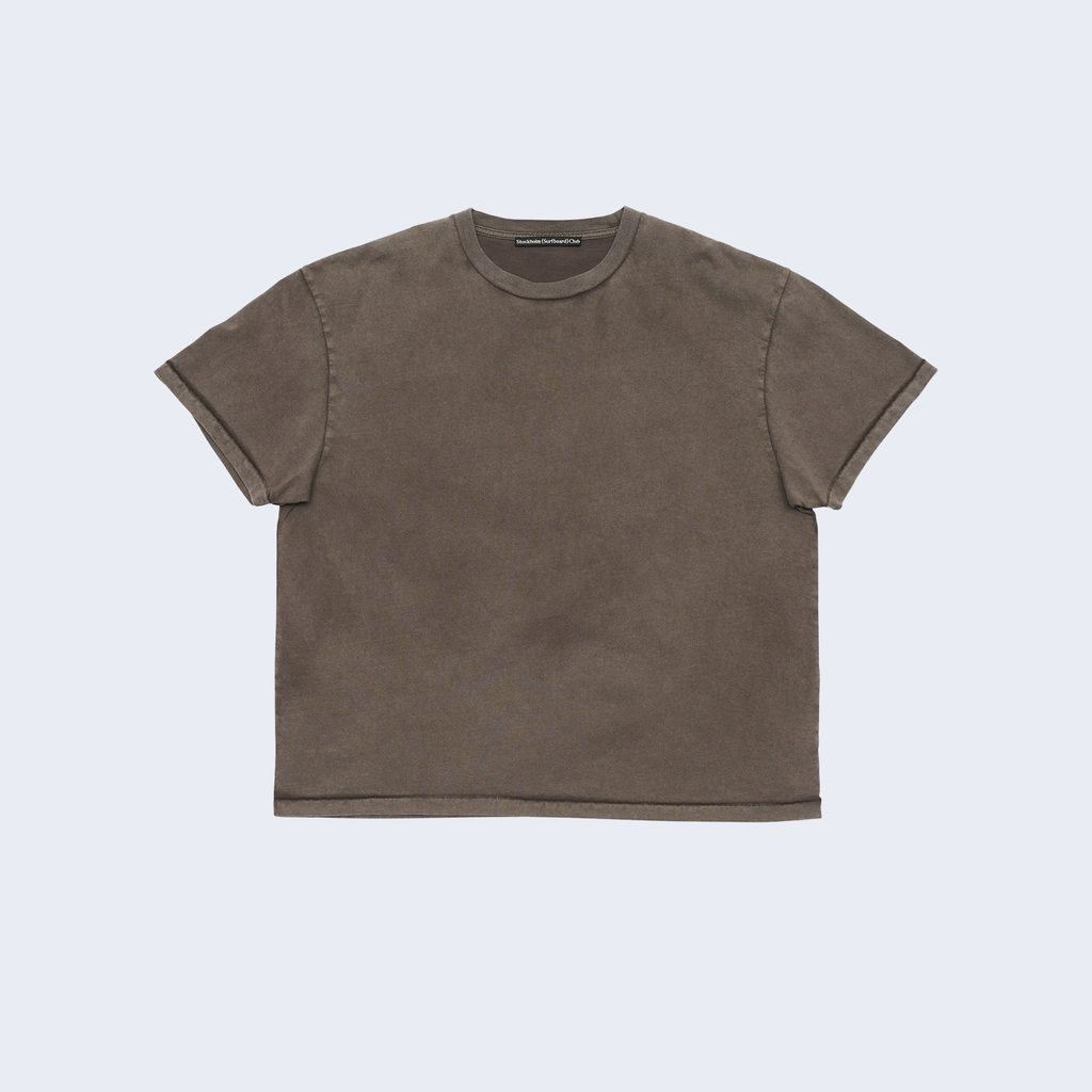 Box Tee Back Logo Hickory