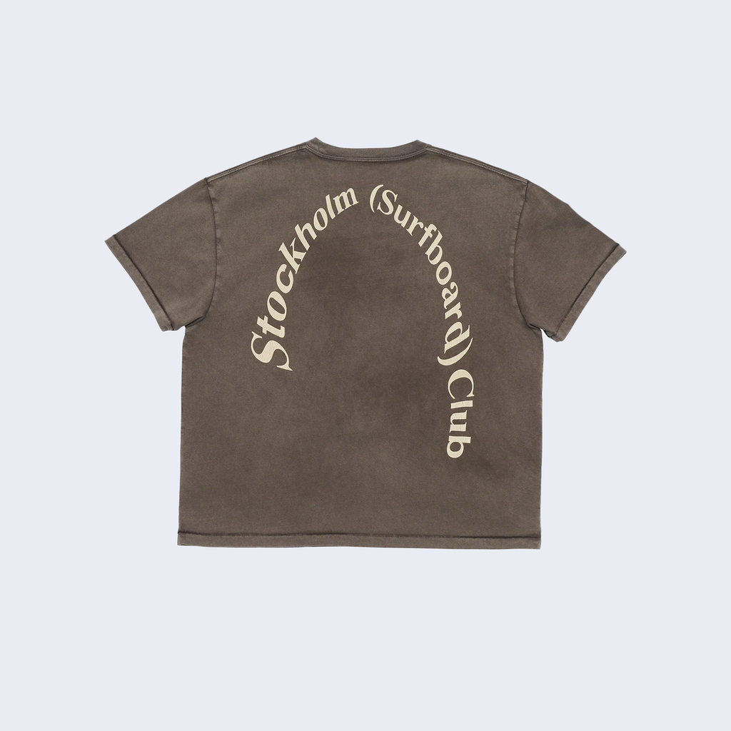Box Tee Back Logo Hickory