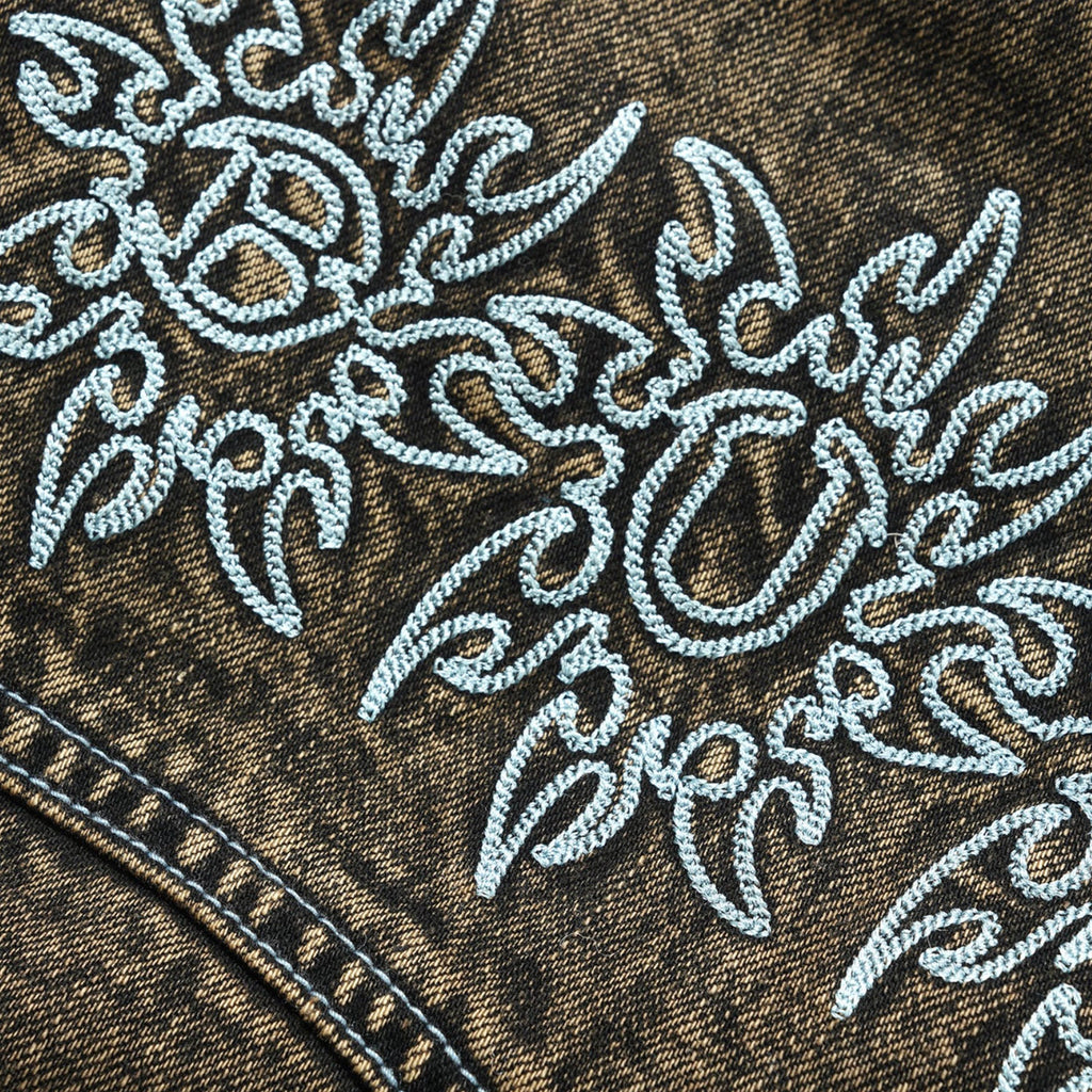 Bronco Denim Jacket Tinted Brown