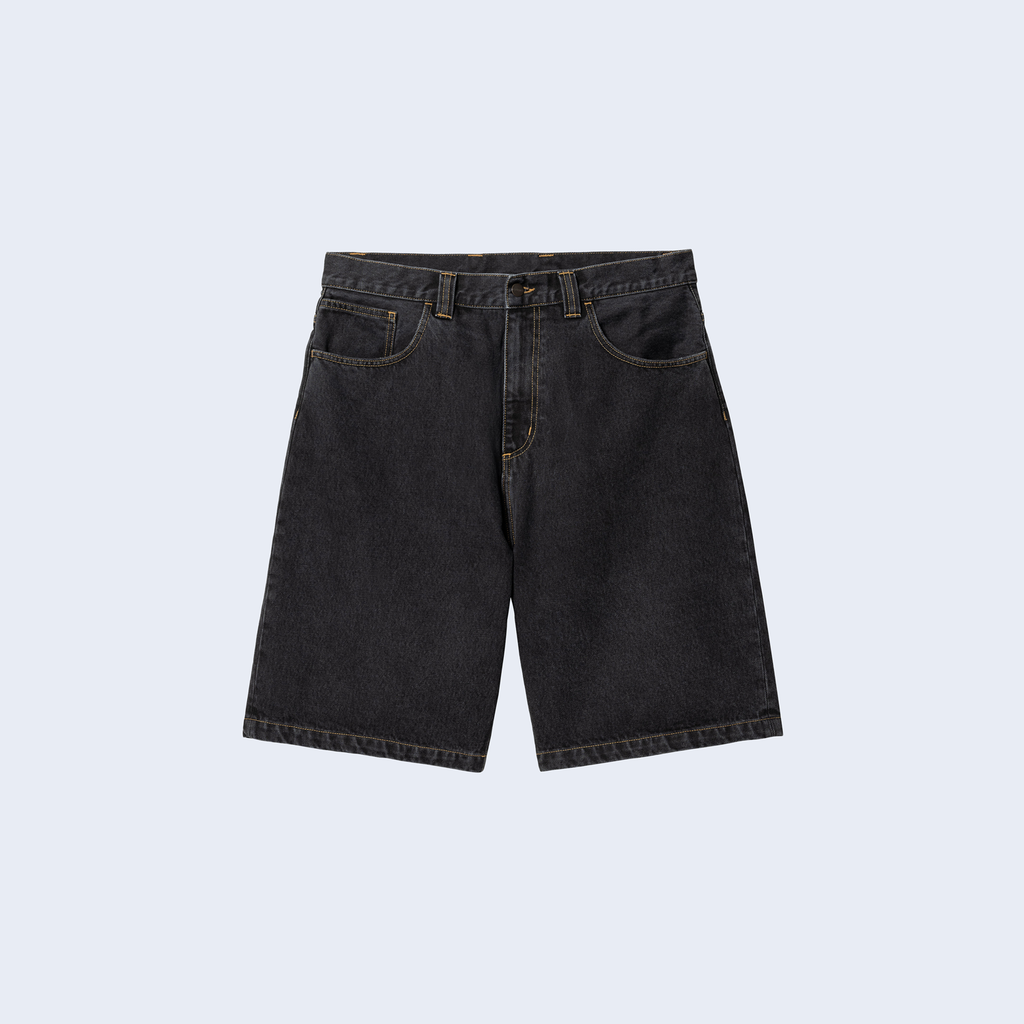 Brandon Short Black Stone Washed