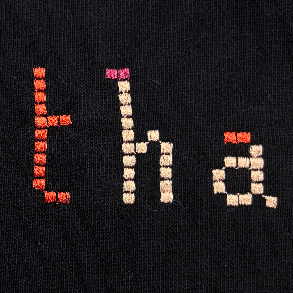 That Embroidered Crewneck Black