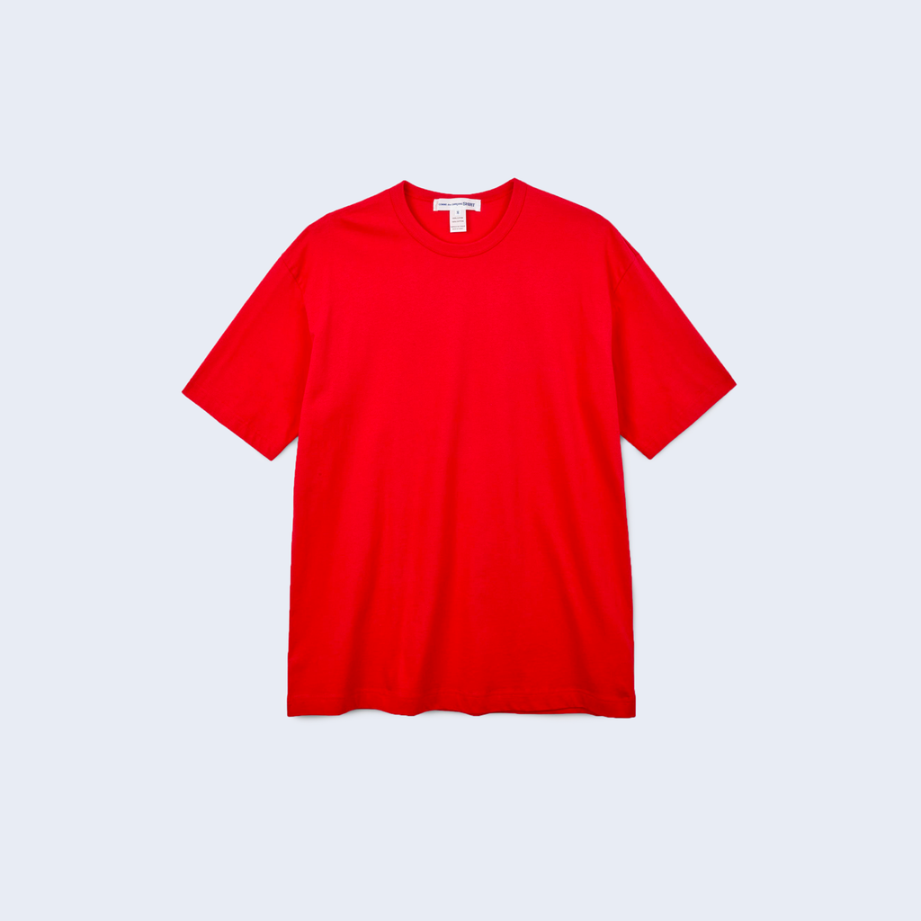 Oversized Back Logo T-Shirt Red
