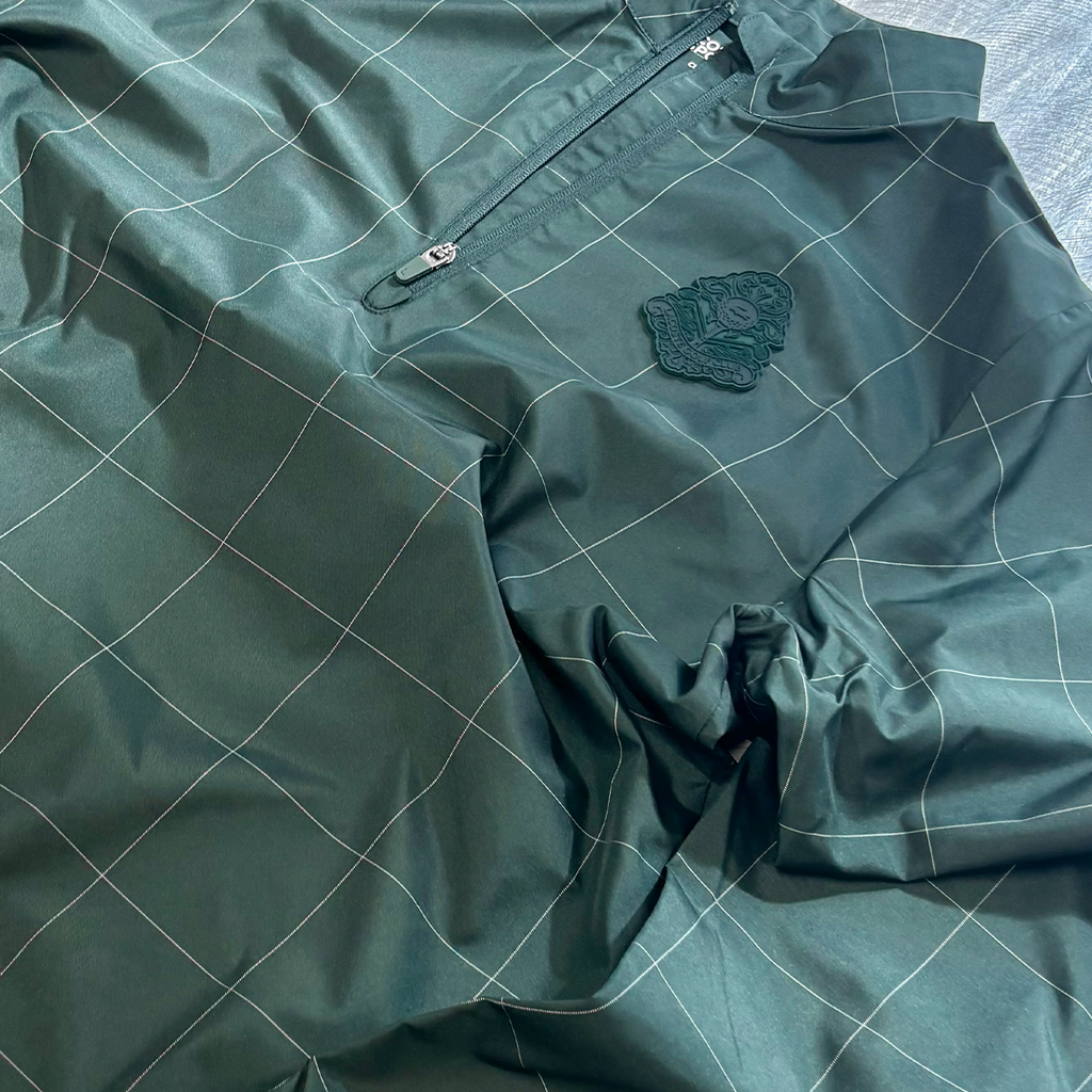 Checkered Golf Jacket Green