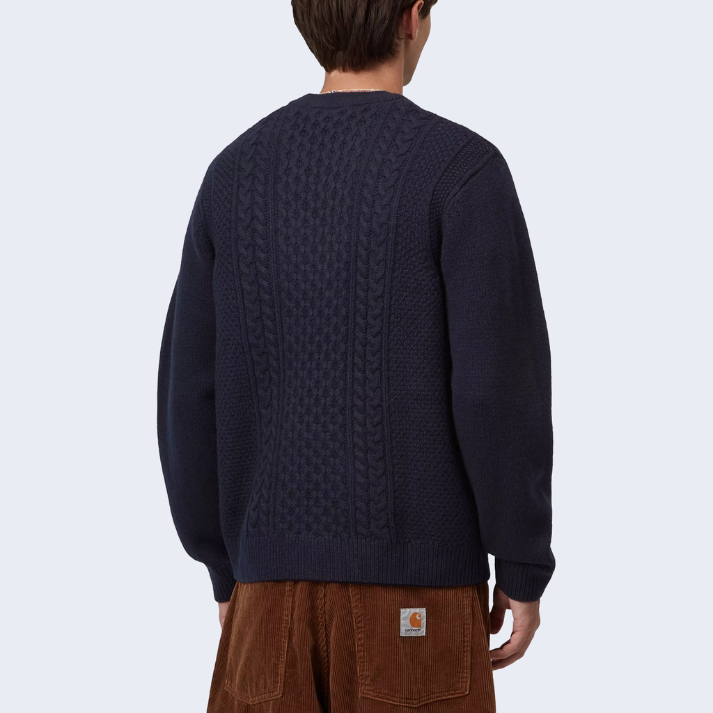 Caster Knit Sweater Dark Navy
