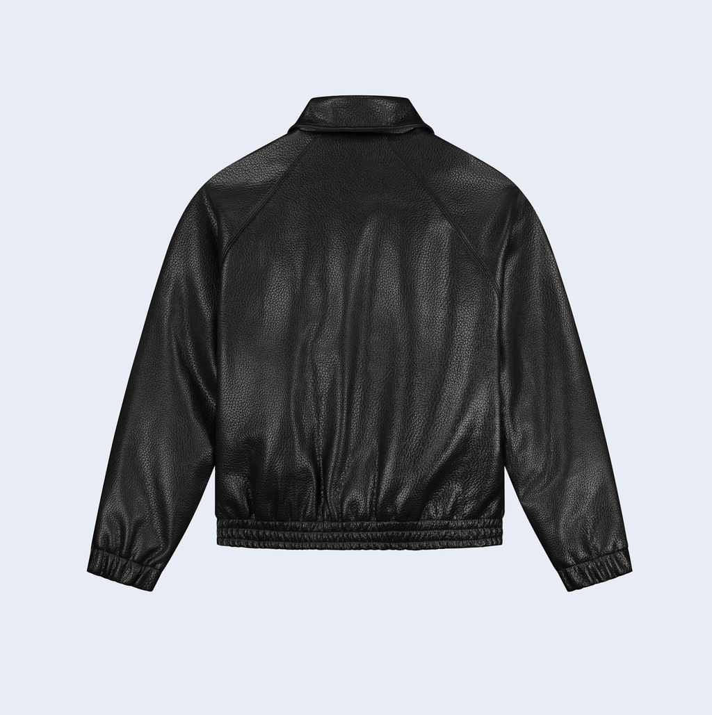 Basic Leather Jacket Black
