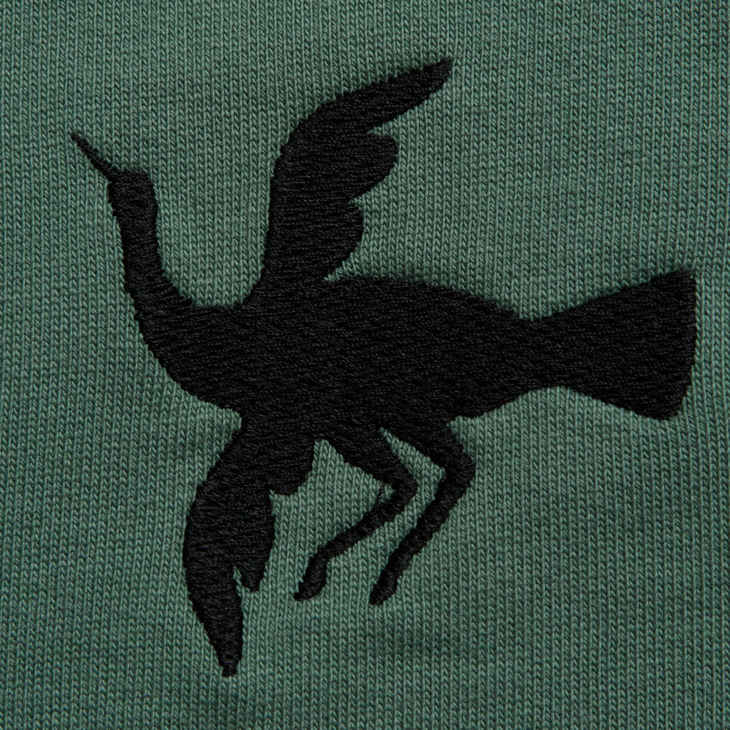 Snaked By A Horse Crewneck Pine Green