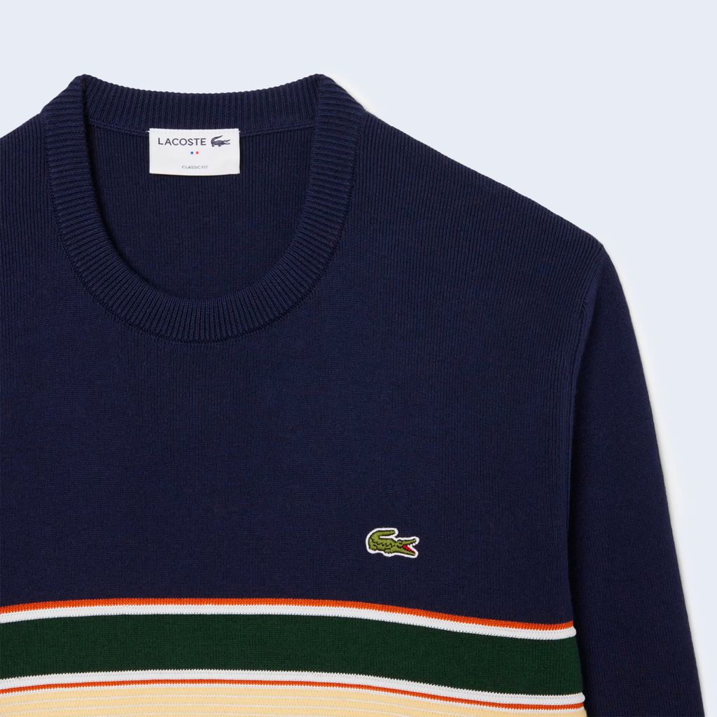 Striped knit Made In France Navy / Green / White / Yellow
