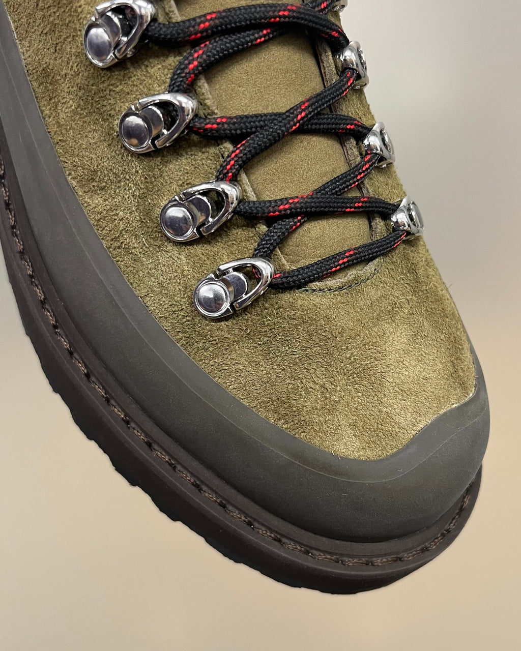 Cornaro Due Gomma Capers Green Suede