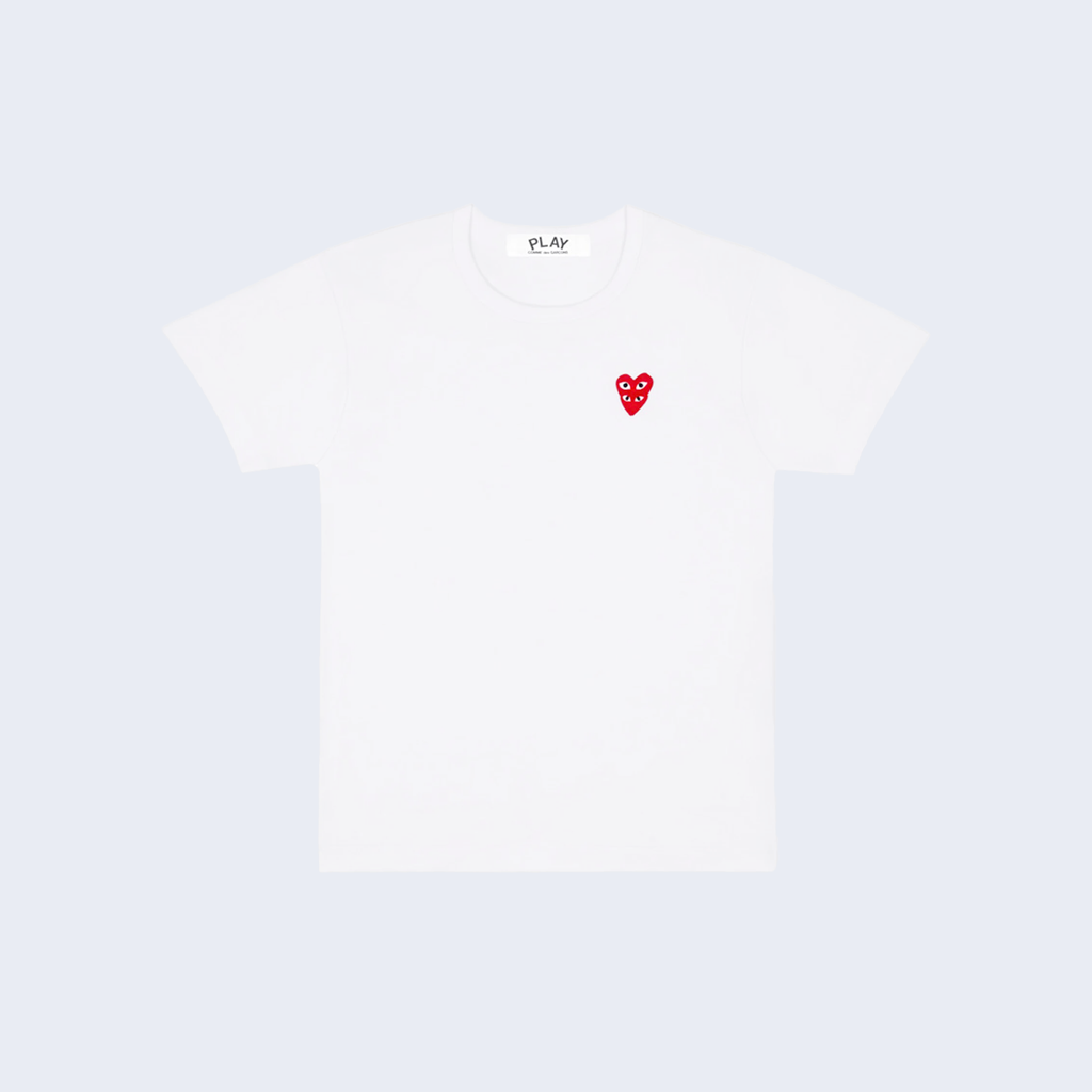 Double Emblem Heart White