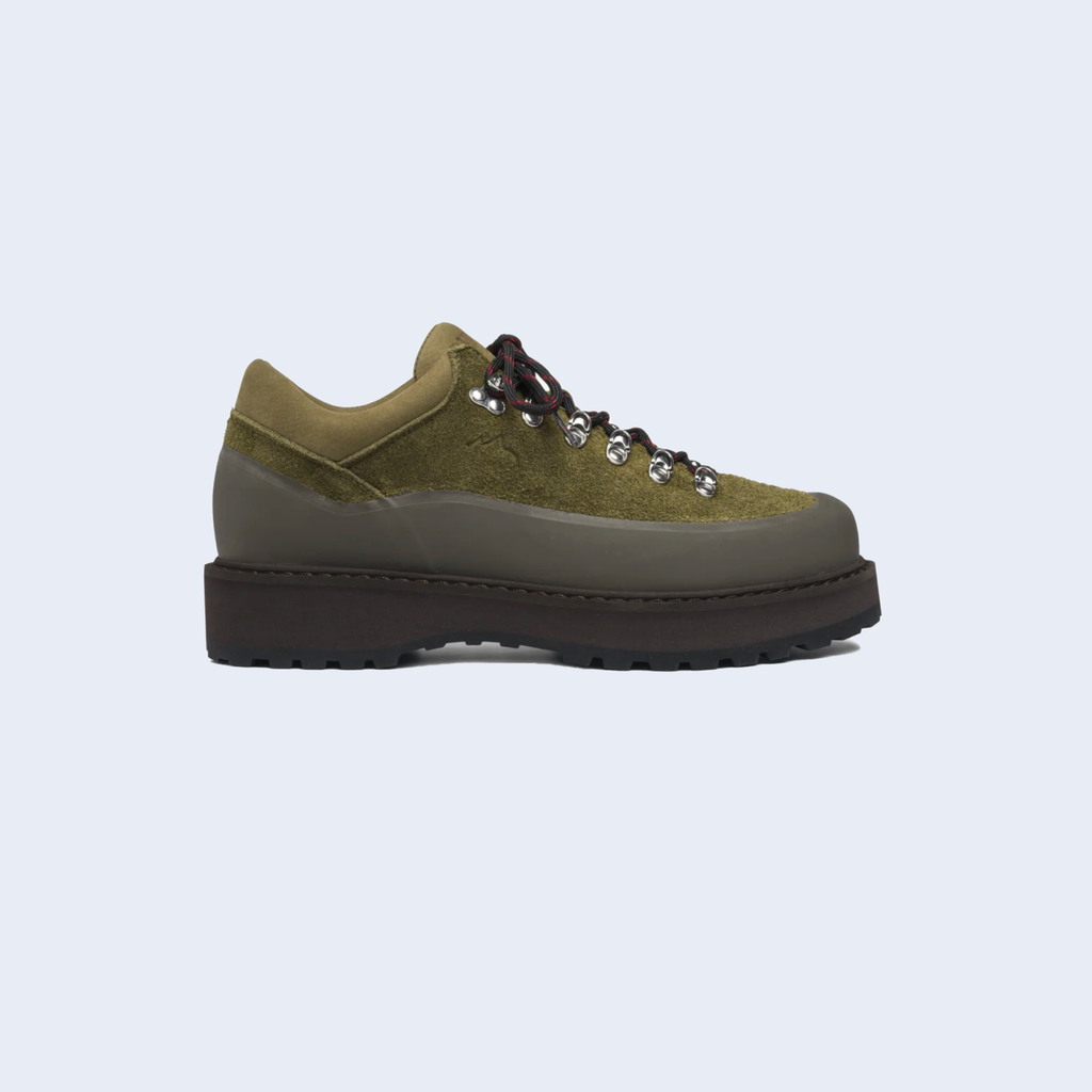 Cornaro Due Gomma Capers Green Suede