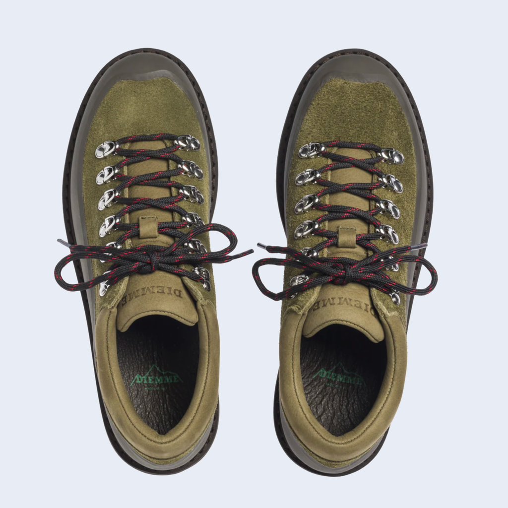 Cornaro Due Gomma Capers Green Suede