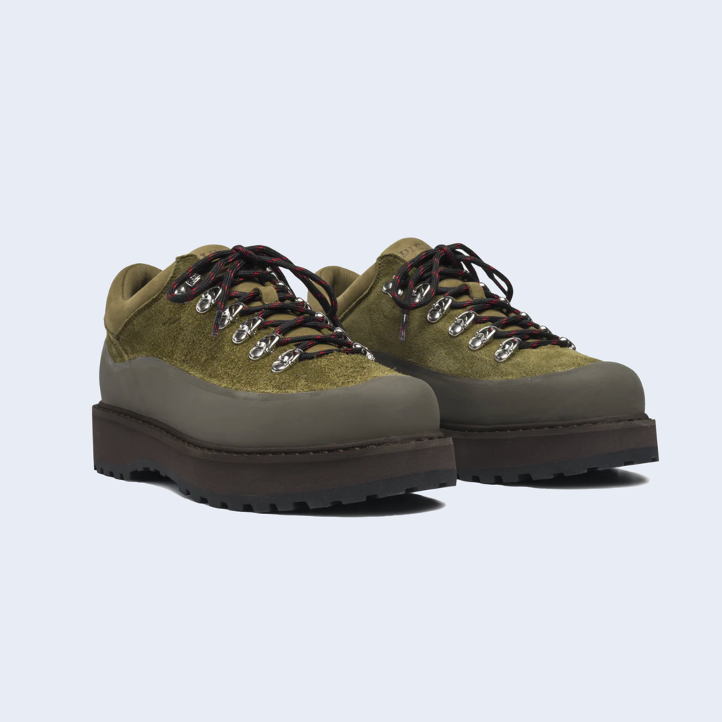 Cornaro Due Gomma Capers Green Suede