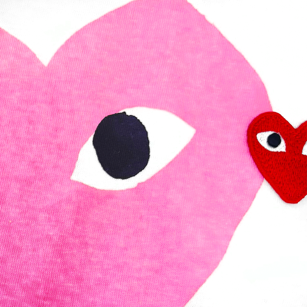 Double Heart Pink / Red