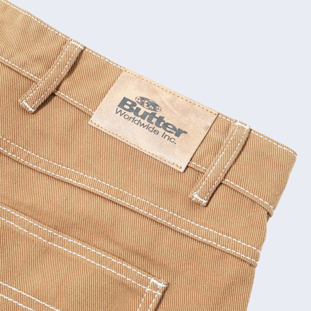 Work Double Knee Washed Brown