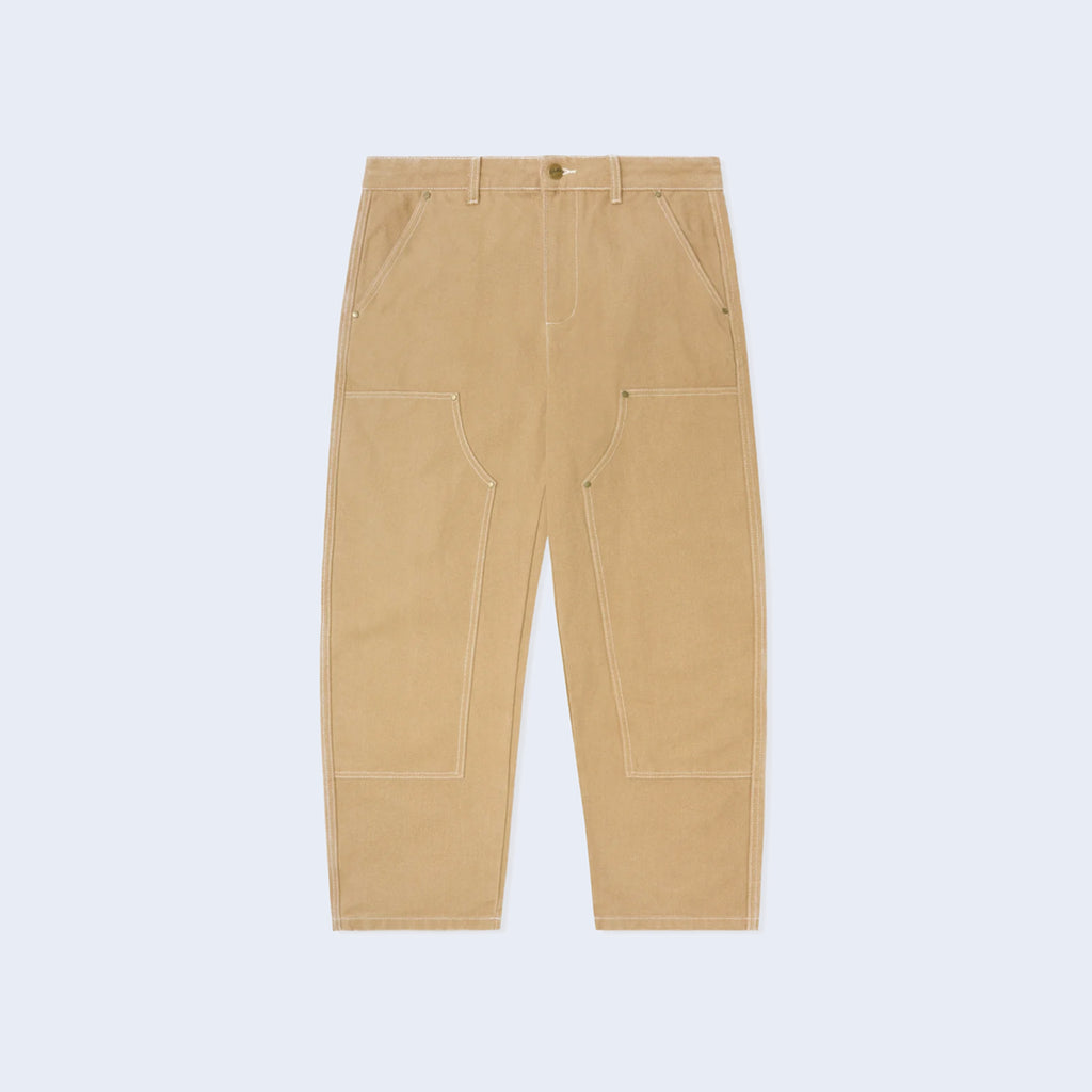 Work Double Knee Washed Brown