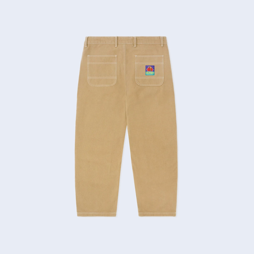 Work Double Knee Washed Brown