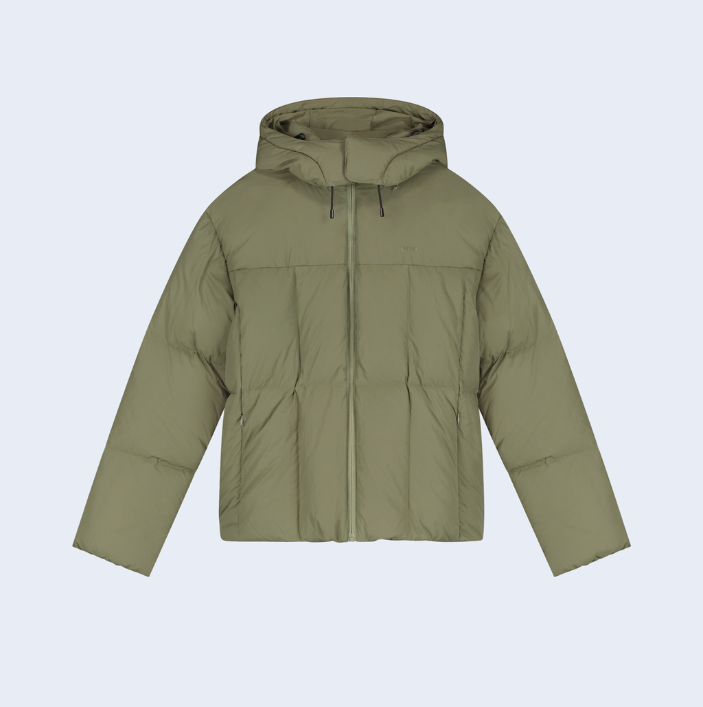 Special Cuts Puffer Jacket Green