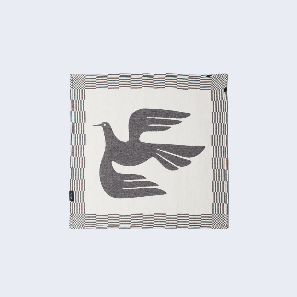 Infinite Kitchen Bird Towel Set Black