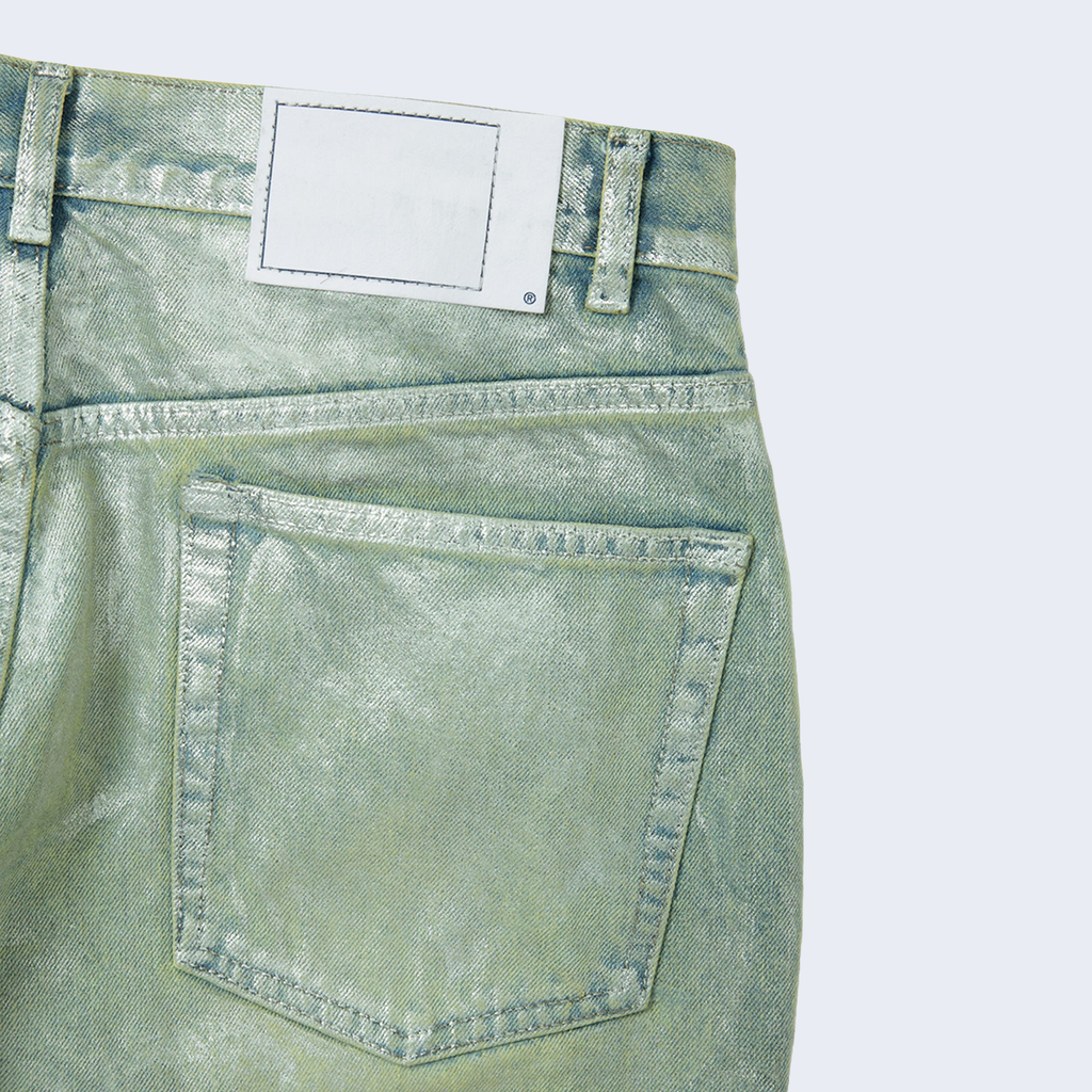 Metal Relaxed Jeans Silver