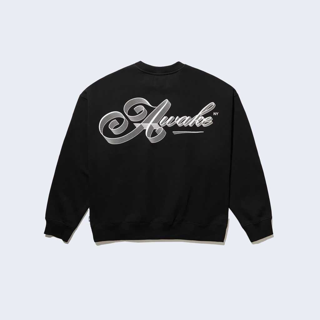 Script Crew Neck Black
