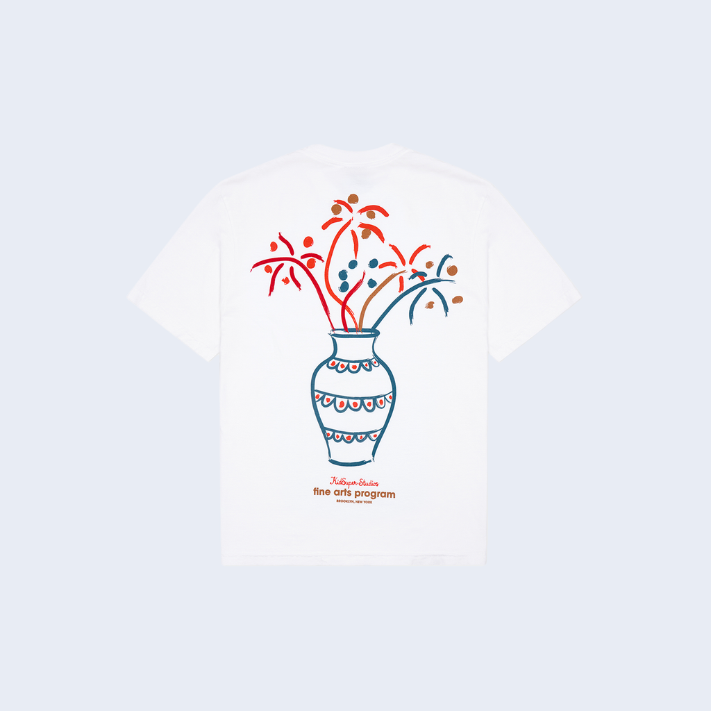 Vase Tee White