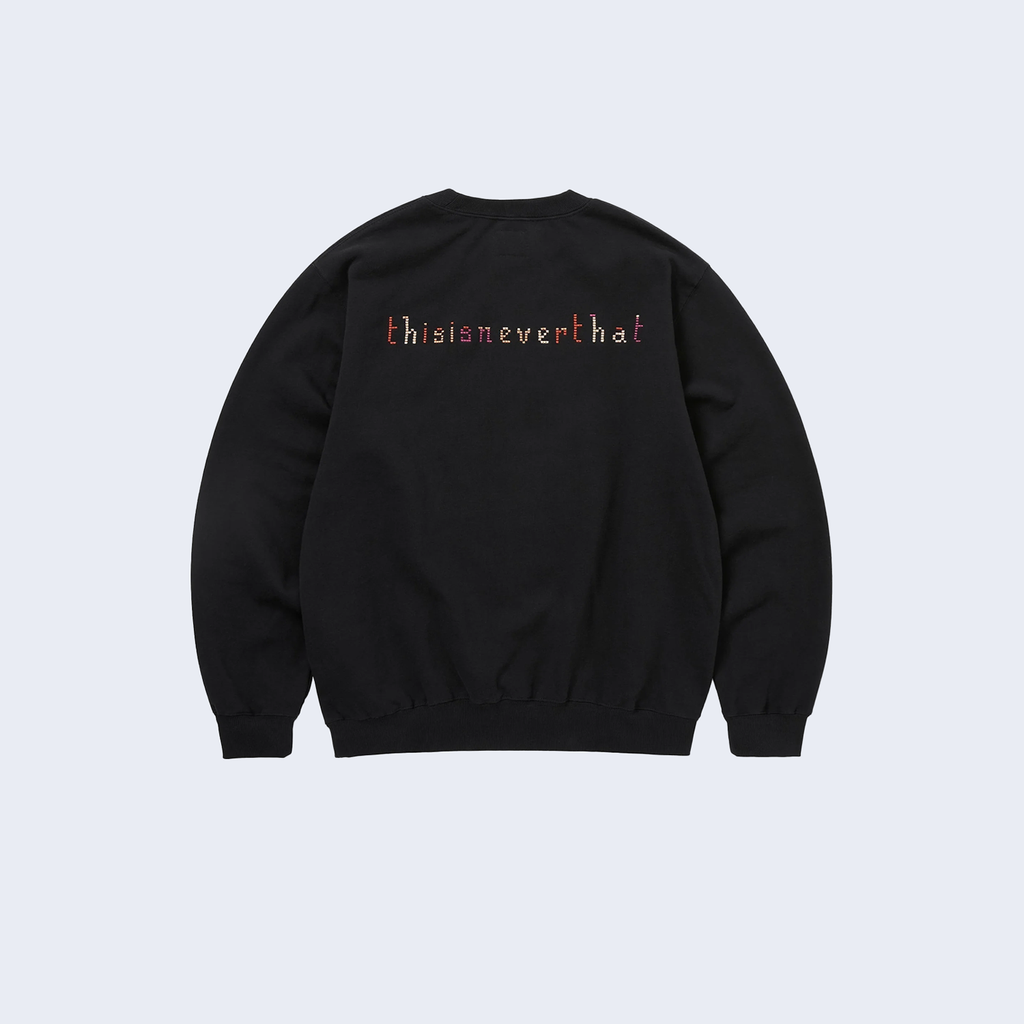 That Embroidered Crewneck Black
