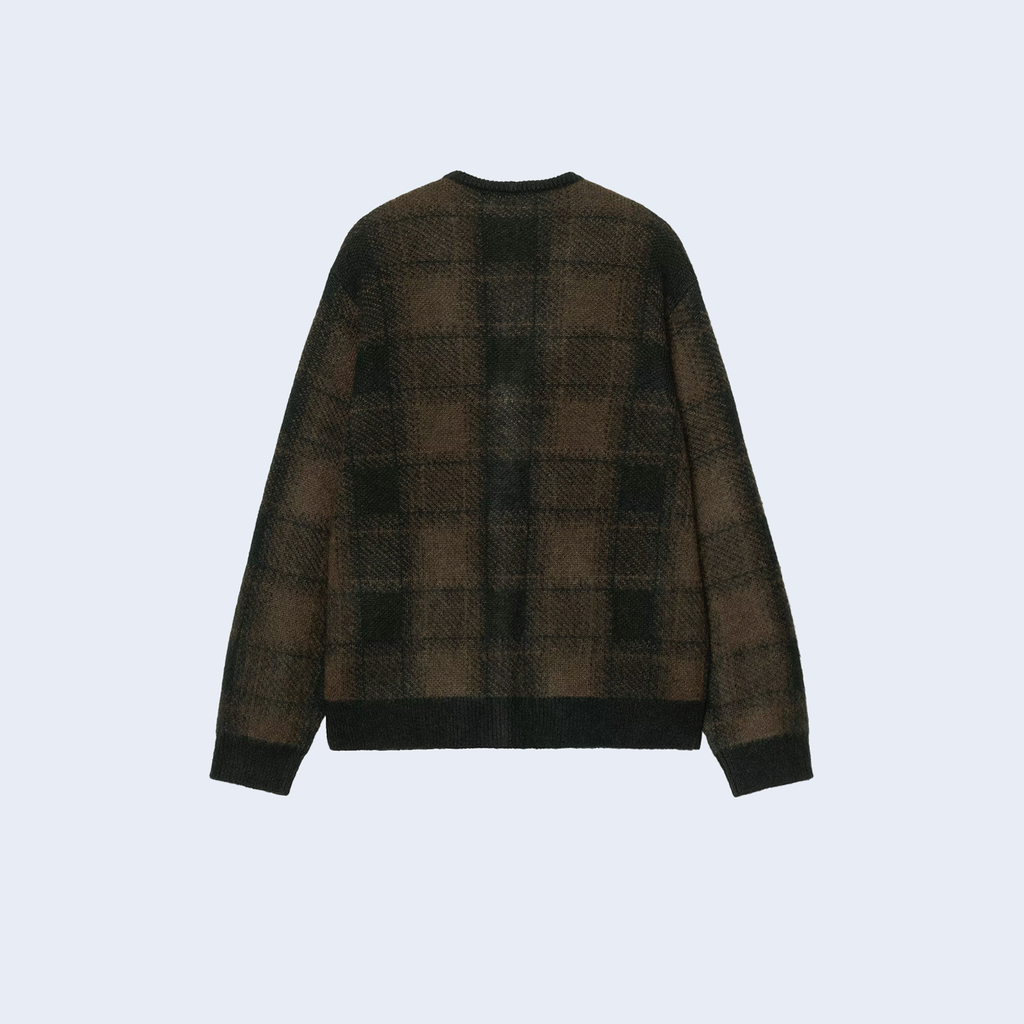 Everson Cardigan Everson Jacquard Black / Palisander