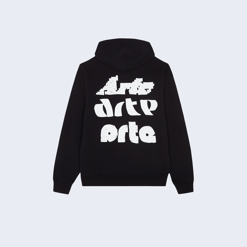 Multi Arte Print Hoodie