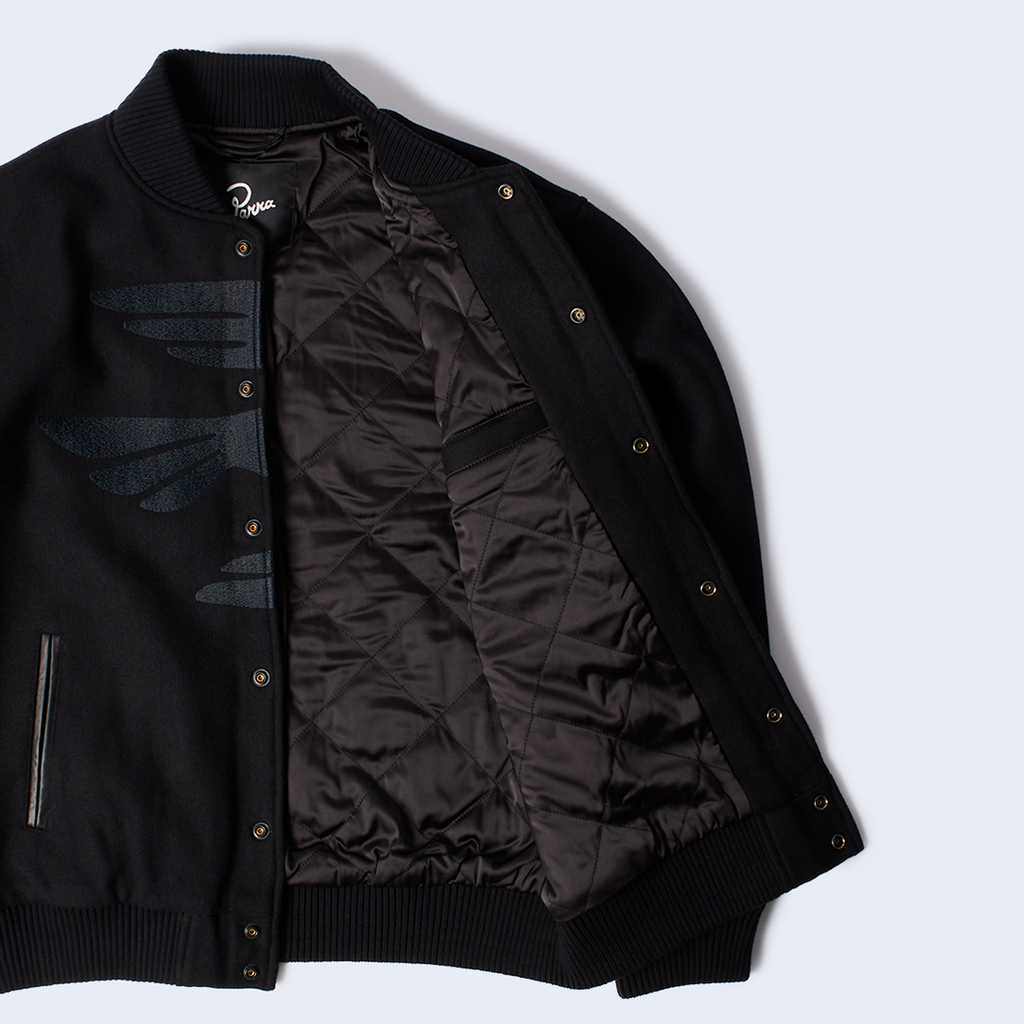 Not Movie Quality Varsity Jacket Black