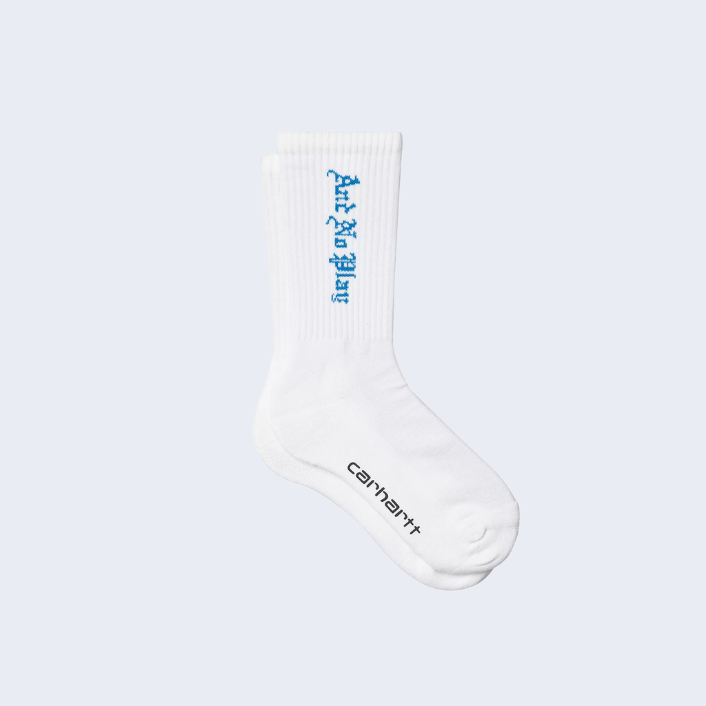 No Play Socks White