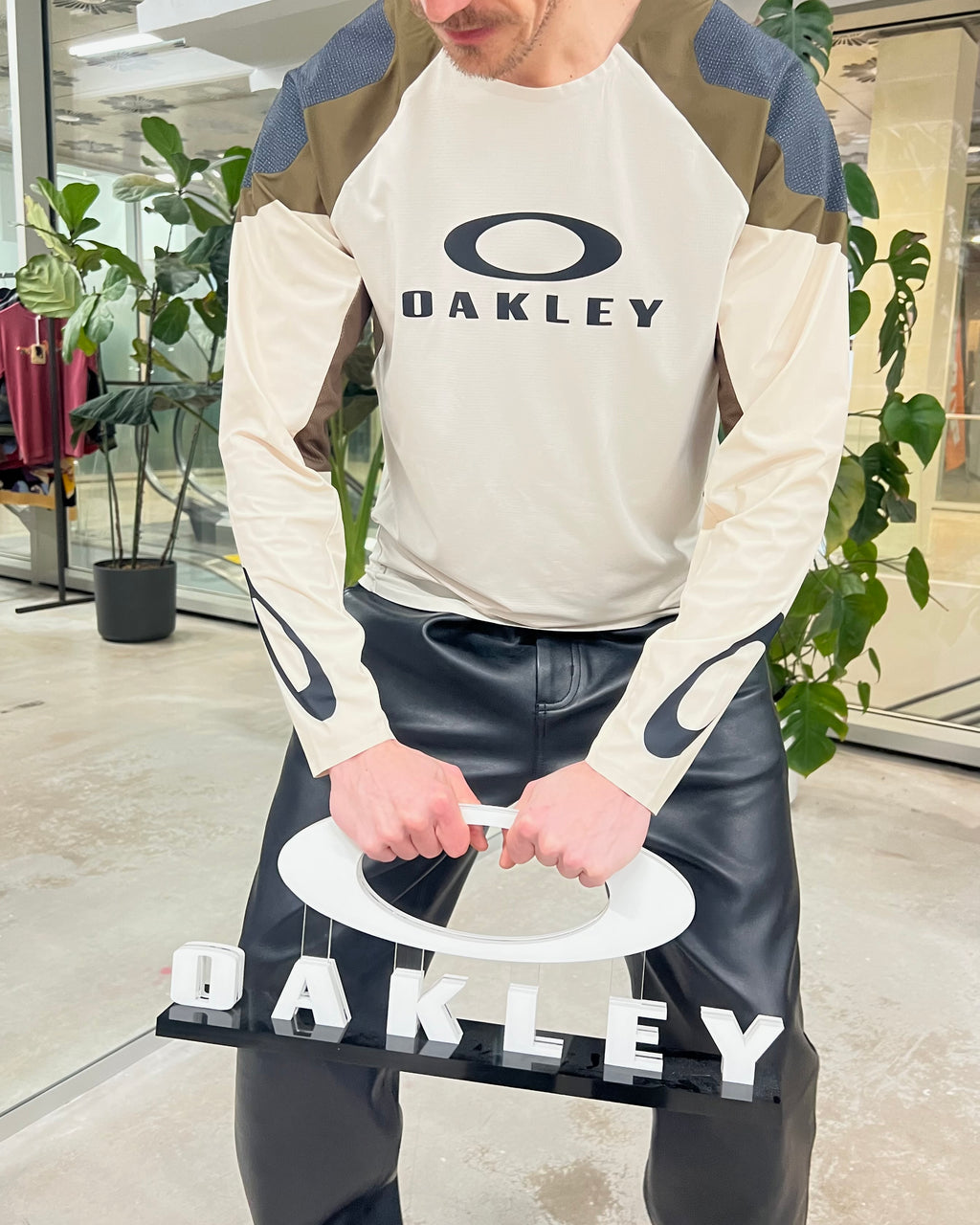 Seeker Edge LS Jersey Mist / Army Green