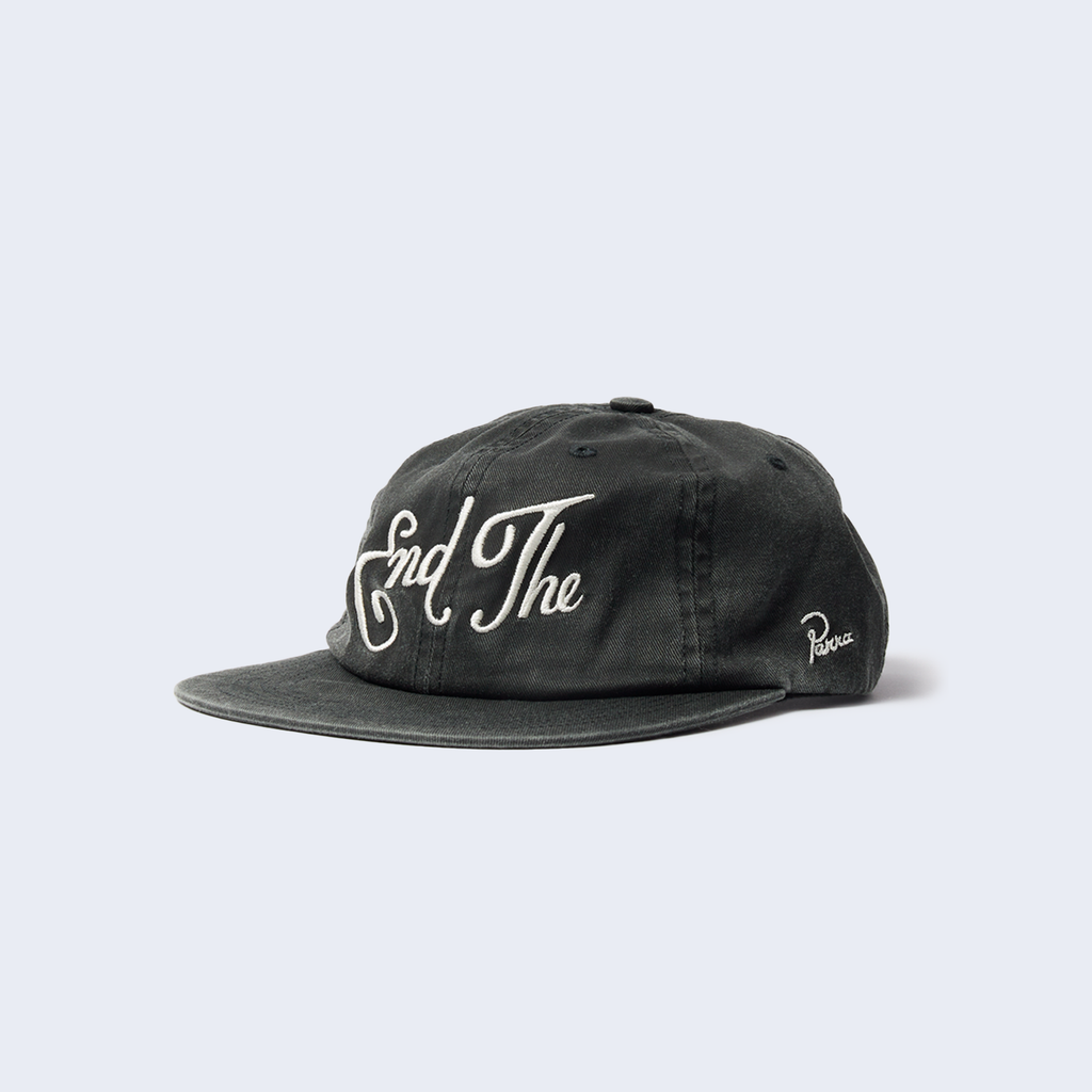 End The 6 Panel Hat Black
