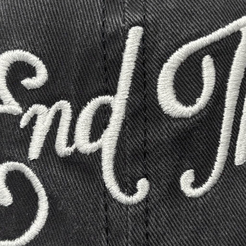End The 6 Panel Hat Black